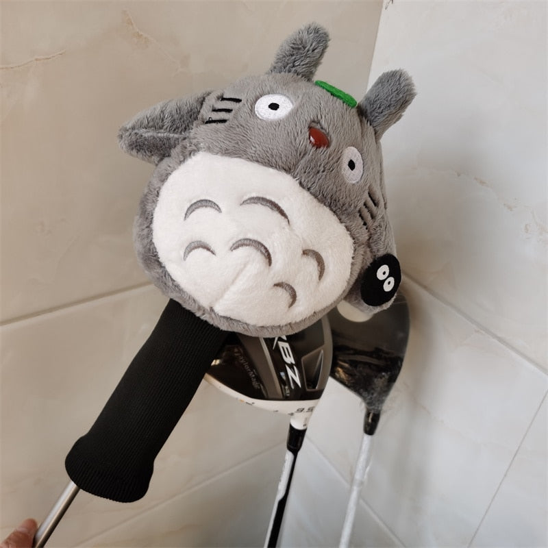 Custom Made Golf Driver Head Covers Fairway Woods Irons Putter For Totoro